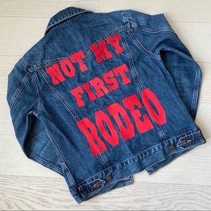 Lucky Brand 🍀Not My First Rodeo Denim Jean Jacket